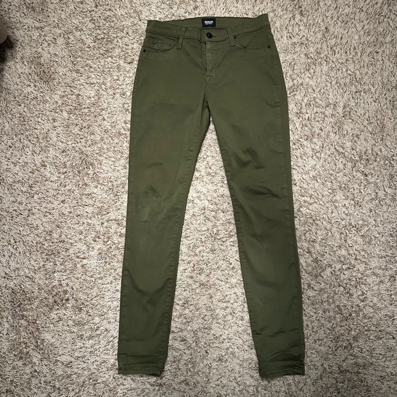 Hudson Jeans Pants - Hudson Green Skinny Pants -27